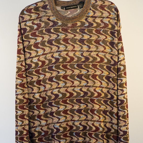Vintage Jhane Barnes Abstract Sweater - Picture 1 of 5